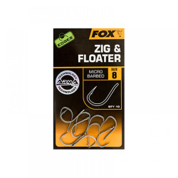 Куки FOX EDGES Zig & Floater, 10 бр.