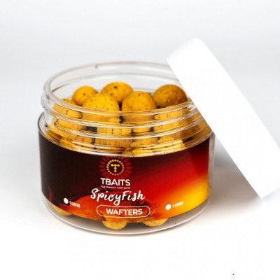 Топчета за стръв T-BAITS Spicy Fish WAFTERS, микс 10/12 mm