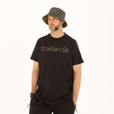 Тениска Trakker CR Logo T-Shirt Black Camo