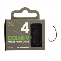 Куки OMC COLNE-V Needle Point Hooks (Curves) Micro Barbed, 10 броя