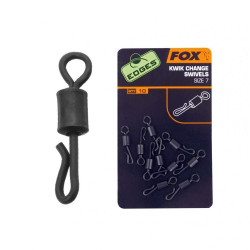 Бърза връзка с вирбел FOX Kwik Change Swivels Size 10