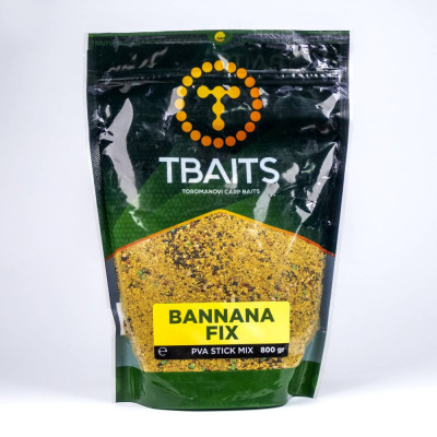 Готова ПВА смес T-BAITS BANANA FIX PVA STICK MIX 800г