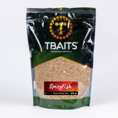 Готова ПВА смес T-BAITS SPICY FISH PVA STICK MIX 800г