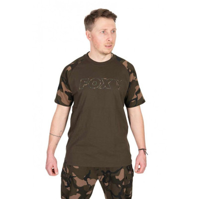 Тениска FOX KHAKI/CAMO OUTLINE T-SHIRT