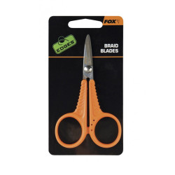 НОЖИЦА FOX BRAID BLADES MICRO SCISSORS ORANGE