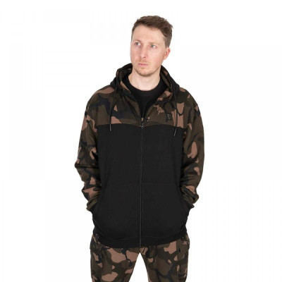 Суичер Fox LW BLack / Camo Split Zip Hoody
