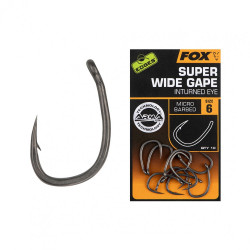 Куки FOX EDGES Super Wide Gape In-Turned Eye